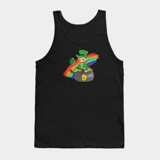 Lucky Bitcoin Patrick Day Tank Top